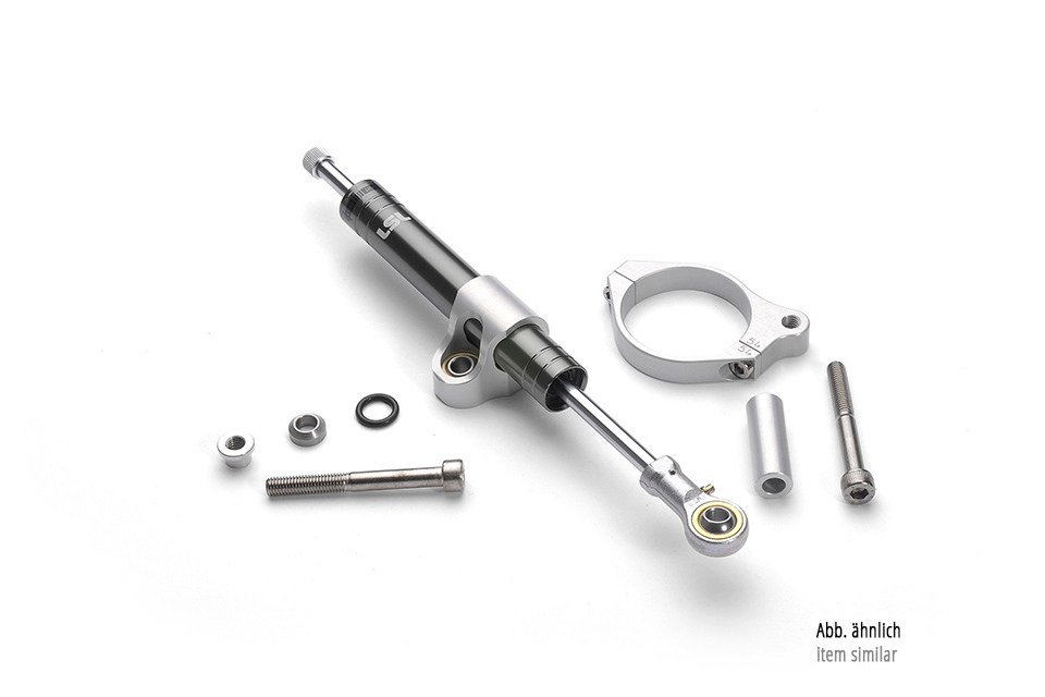 LSL Steering damper kit SUZUKI GSX1300R Hayabusa -07, silver, silver