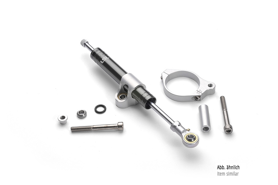 LSL Steering damper kit KTM SuperDuke 990 07-, titanium, silver, silver