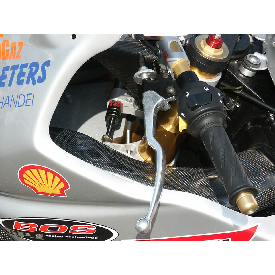 LSL Steering damper kit SUZUKI GSX-R 600/750/1000, titanium, silver, silver