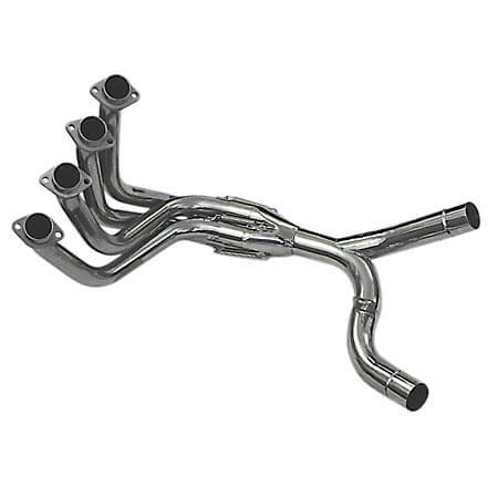 DELKEVIC Elbow, stainless steel, HONDA CBR 1100 XX, 97-, silver, silver