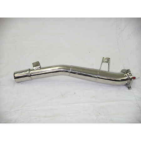 DELKEVIC Stainless steel intermediate pipe, SUZUKI GSF 1200, 96-00, silver, silver