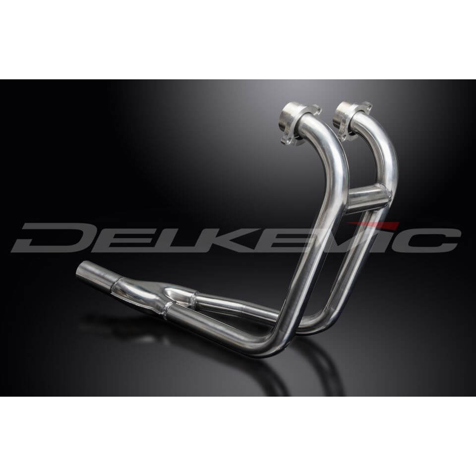 DELKEVIC Elbow, acier inoxydable, SUZUKI GS 500/F, 89-09