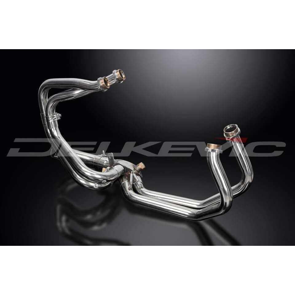 DELKEVIC Codo, acero inoxidable, HONDA VFR 800, 98-05