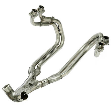 DELKEVIC Codo, acero inoxidable, HONDA ST 1100, 90-01