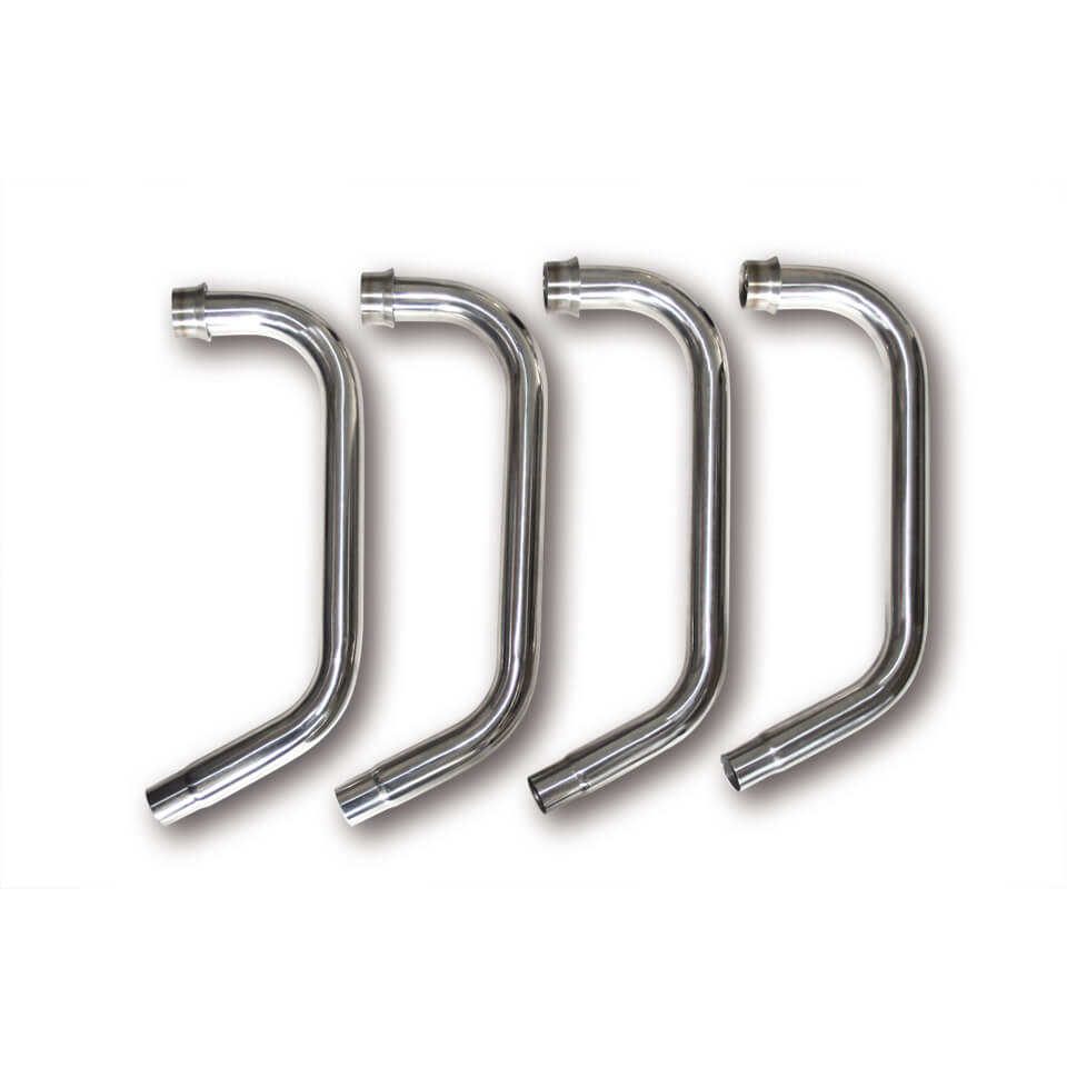 DELKEVIC Elbow, stainless steel, YAMAHA FJ1100/1200, XJR1200/1300, silver, silver