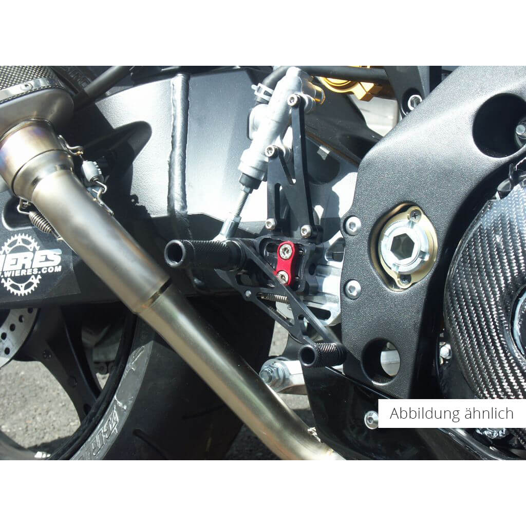 Levier de quart de rechange LSL pour l’appuie-pieds 118S114RRRT, noir