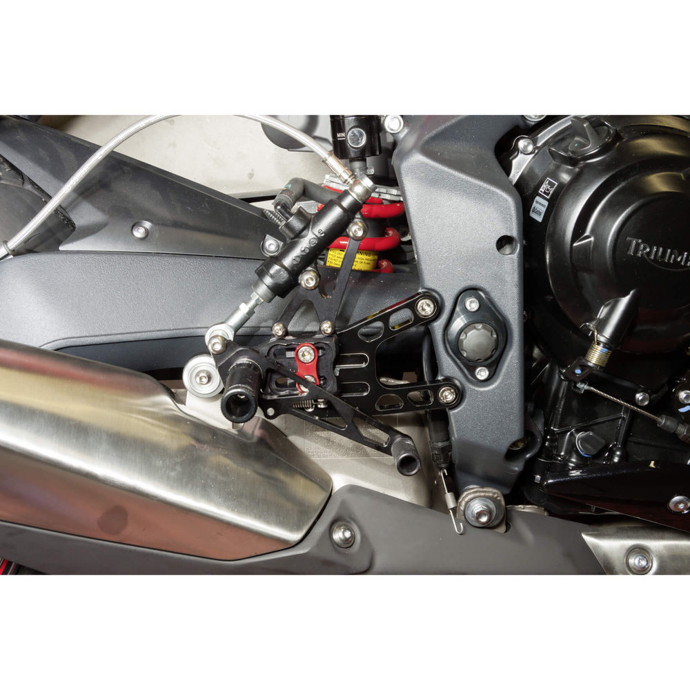 LSL Ersatzteil für 2-Slide Fußrastenanlage 118T053QS, Schaltseite, Street Triple R, 13- für Quick Shifter