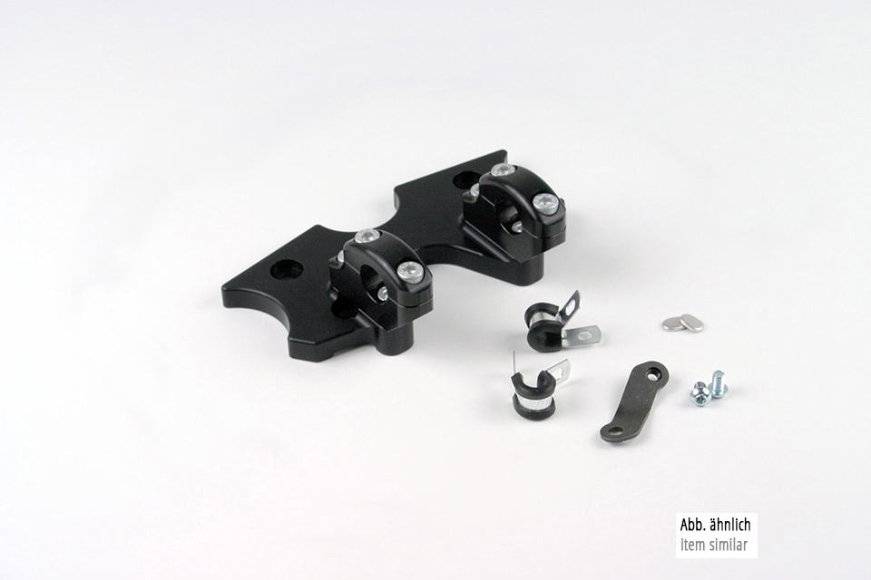 Image of Kit di adattatore Clamp LSL per Honda CBX750F, nero