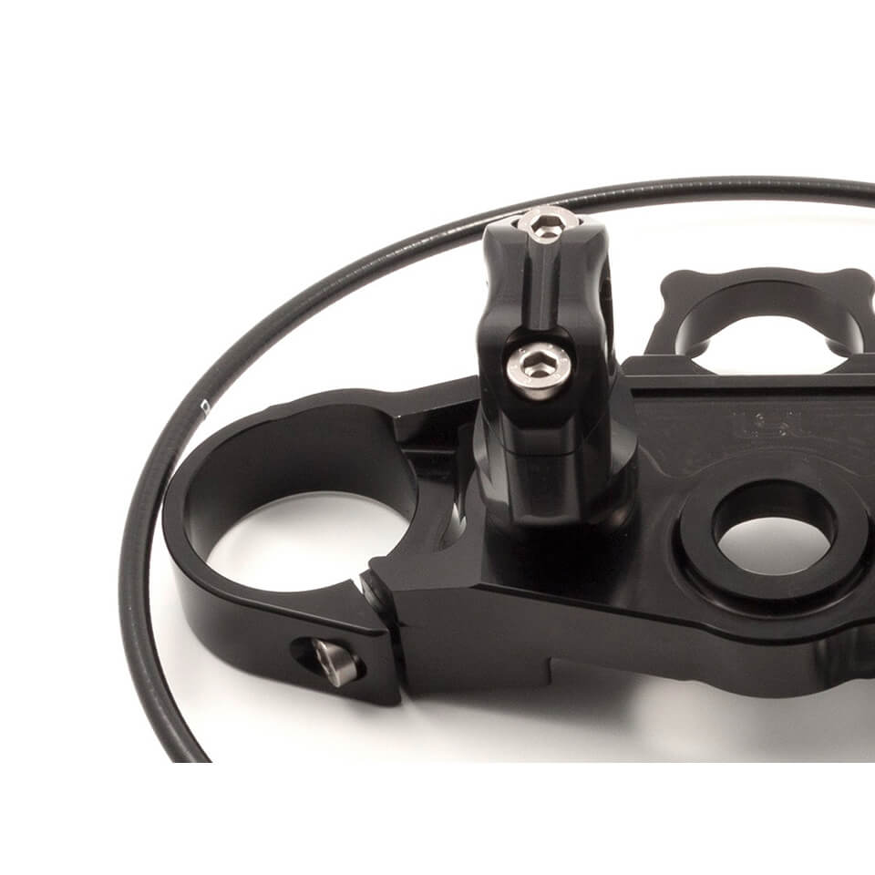 LSL triple clamp TRIUMPH Thruxton R 16-, black, black