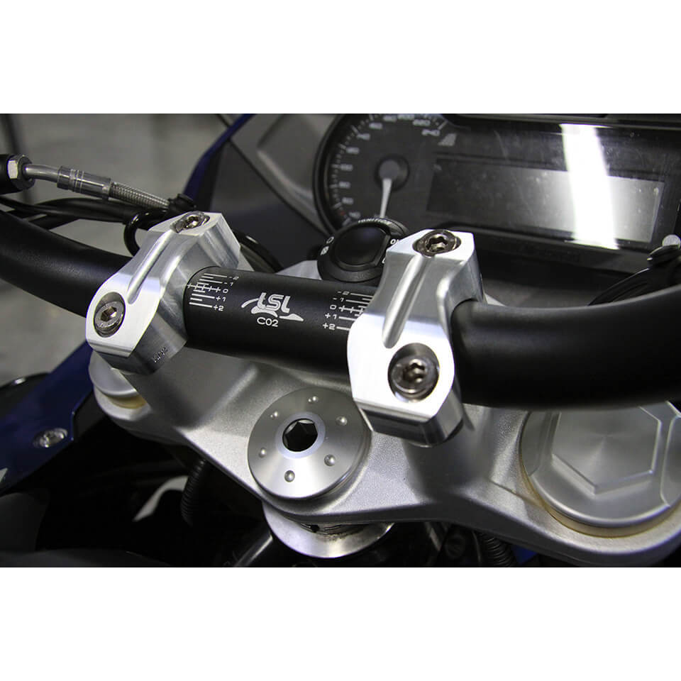 LSL Clamp kit (only upper parts) R1200RS, silver