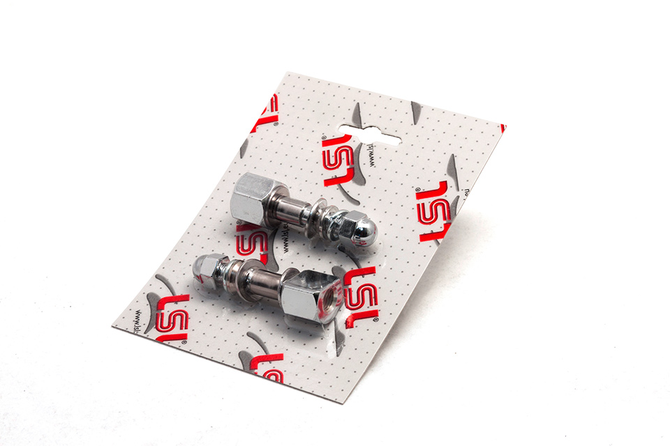 LSL Mirror mounting kit Harley, steel/chrome plated, silver, silver