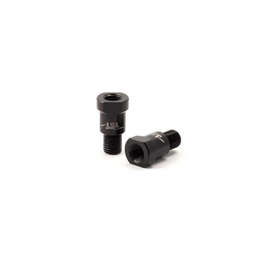 LSL M10x1.25 Outer left-hand thread for right-hand side Inner thread M10x1.25, black, black
