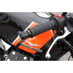 CLUBMAN Styrgrepp gummi 7/8 tum (22,2 mm), 120 mm, svart