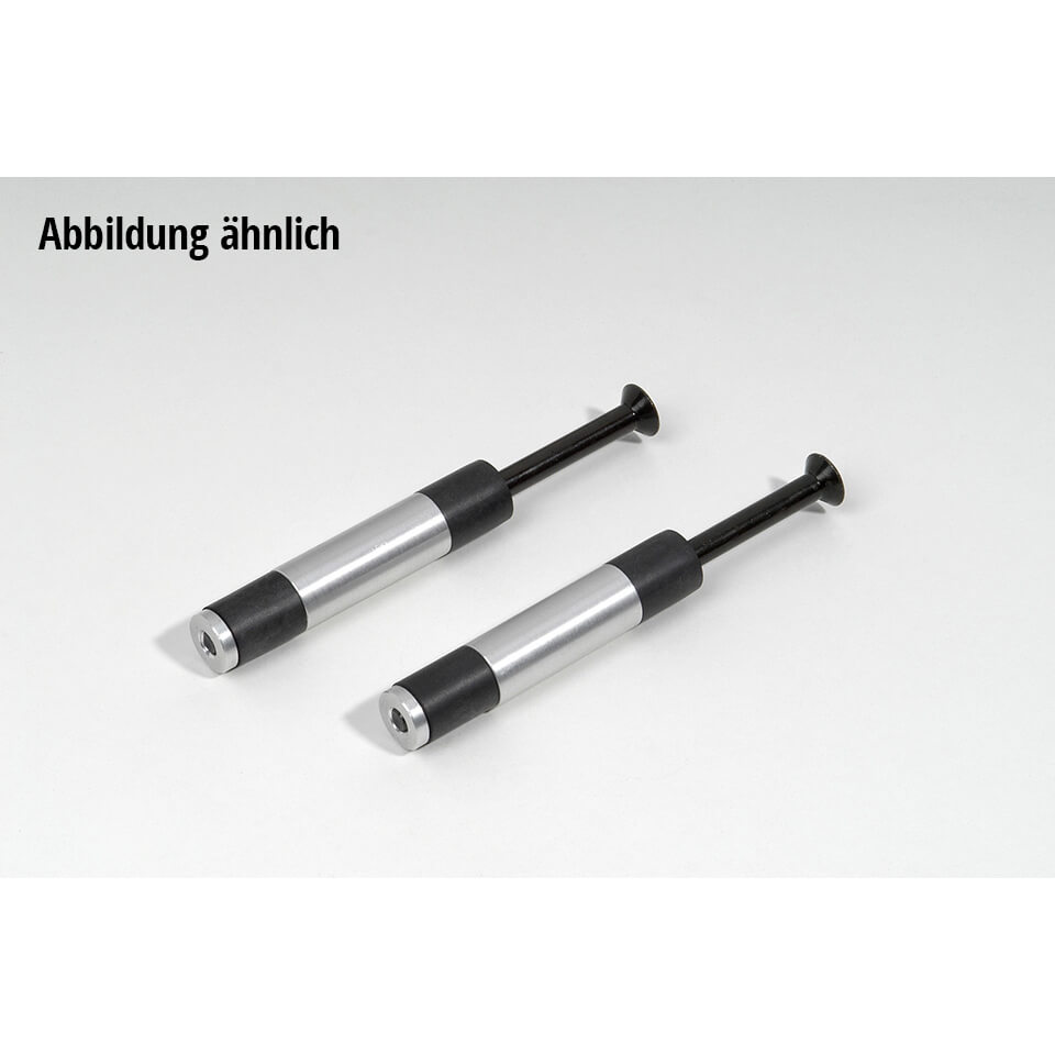 LSL Bar end adapter, Suzuki SV 650 N, silver, silver