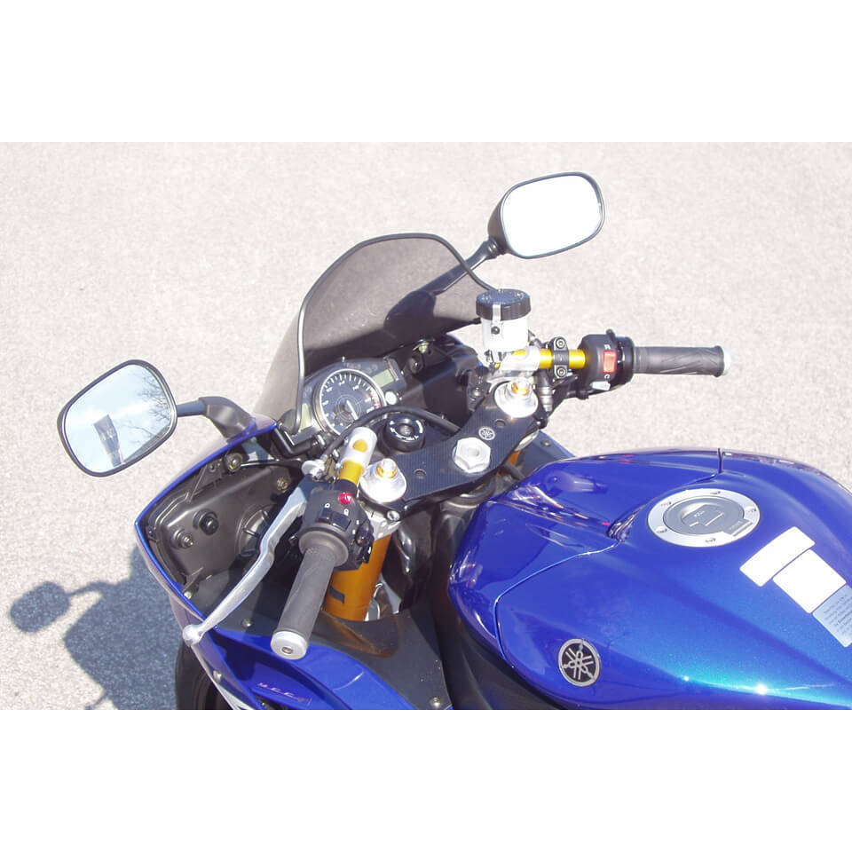 LSL Handlebar end Tour-Match, YZF-R6, 06-07, silver, silver