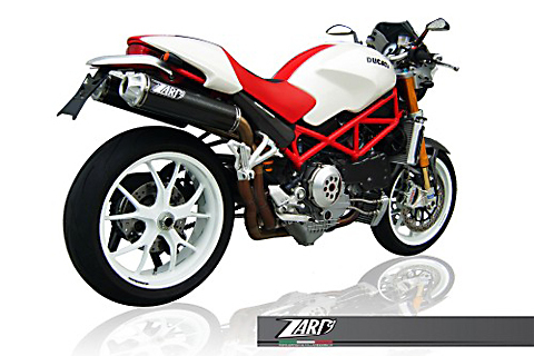 ZARD Komplettanlage Top Gun DUCATI Monster S4R+S4RS Testastretta, 07, Titan