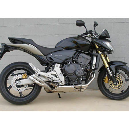 IXIL Rear silencer Hyperlow, CB 600 F Hornet, 07-, CBR 600 F, 11-, silver, silver