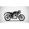 SILENCIAdor trasero ZARD Deslizamiento en 2-2, Continental GT / Interceptor, 19-