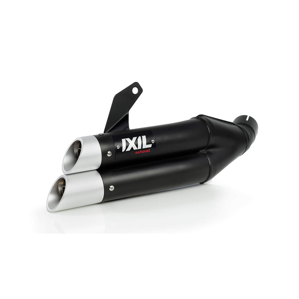 IXIL Hyperlow svart XL bakre ljuddämpare för HONDA CBR 500 R/CB 500 F,16-18 (Euro4)