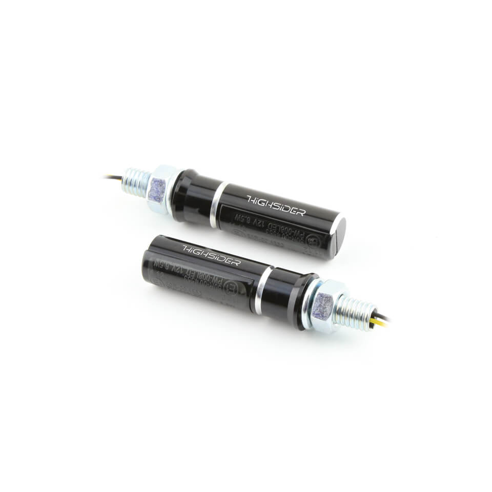 HIGHSIDER CONERO LED turn signal, black, black