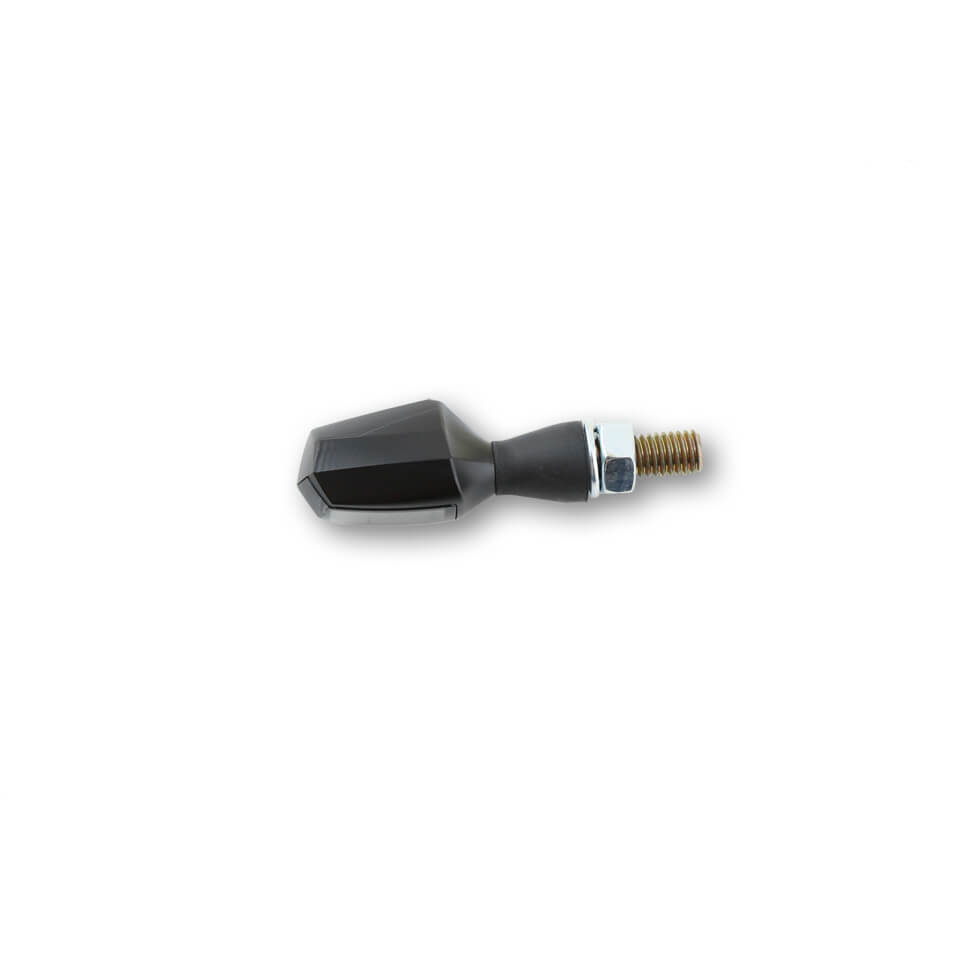 Side view of SHIN YO LED flasher BLOCK, black