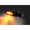 KOSO KOSO LED 점멸기 화성, 검은 금속 하우징, 착색 유리