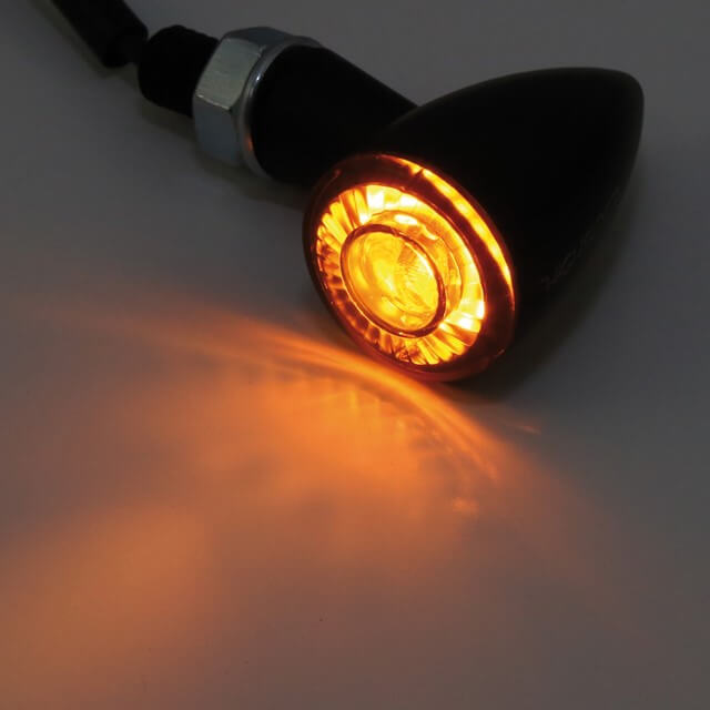 Image of Segnali di svolta a LED APOLLO BULLET HIGHSIDER, nero