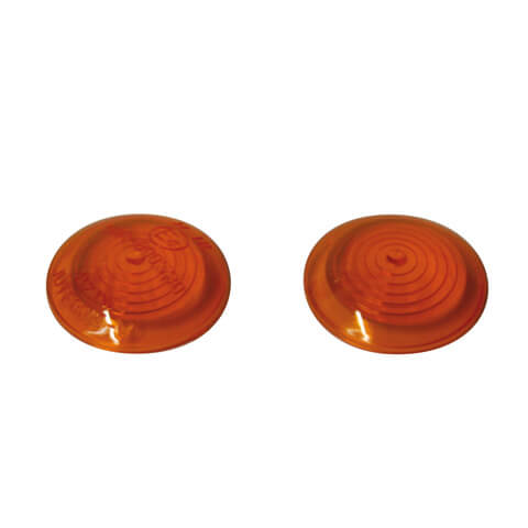SHIN YO Turn signal lenses (pair) for 1 pc. BULLS Eye turn signals, yellow, yellow