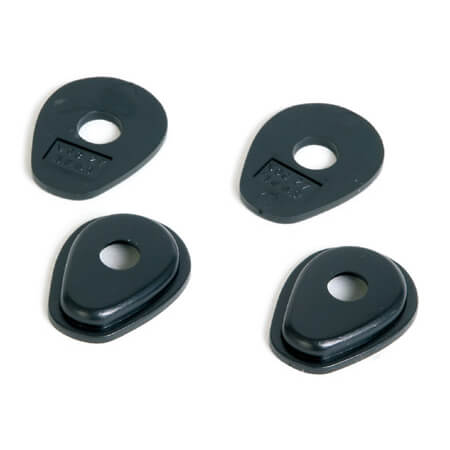SHIN YO Indicator mounting plates, INDY SPACER ISS 1, black, black