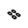 Preview image for HIGHSIDER Mounting plates INDY SPACER Alu black, for various KAWASAKI