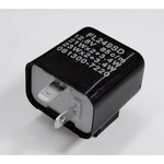 Flasher relay 2pole 12V 21W black