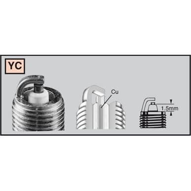 冠军火花塞 RC9YC4 OE039