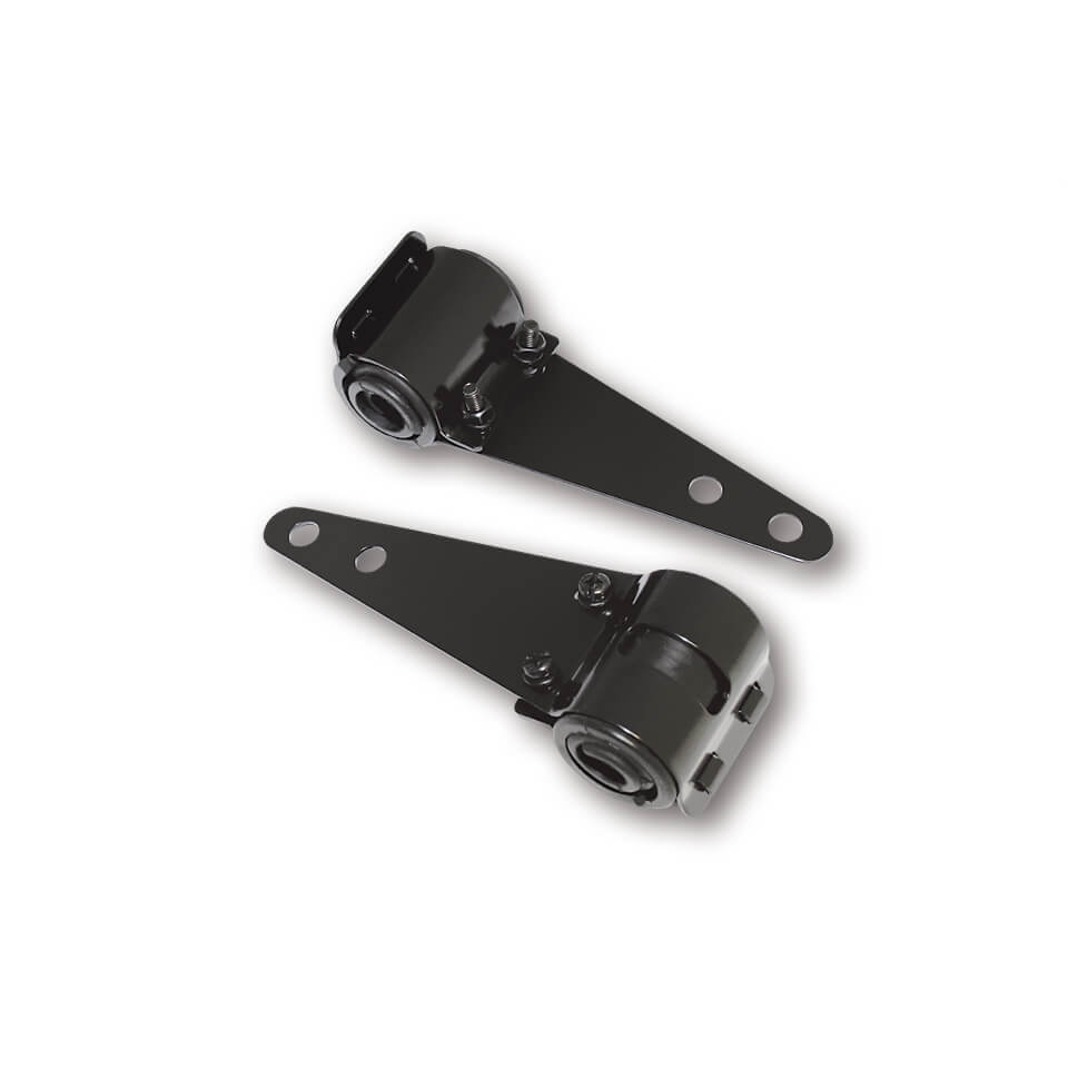 Universal lamp holder black, 30 - 38 mm, black