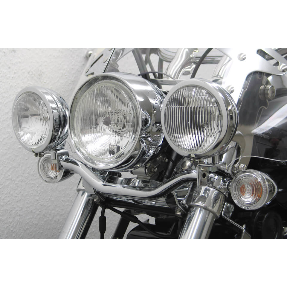 FEHLING Lamp holder for auxiliary headlights TRIUMPH Thunderbird div., silver, silver