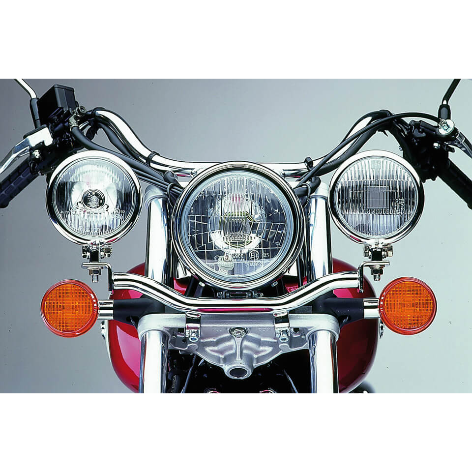 FEHLING Lamp holder for additional headlights HONDA VT 125 Shadow, silver, silver