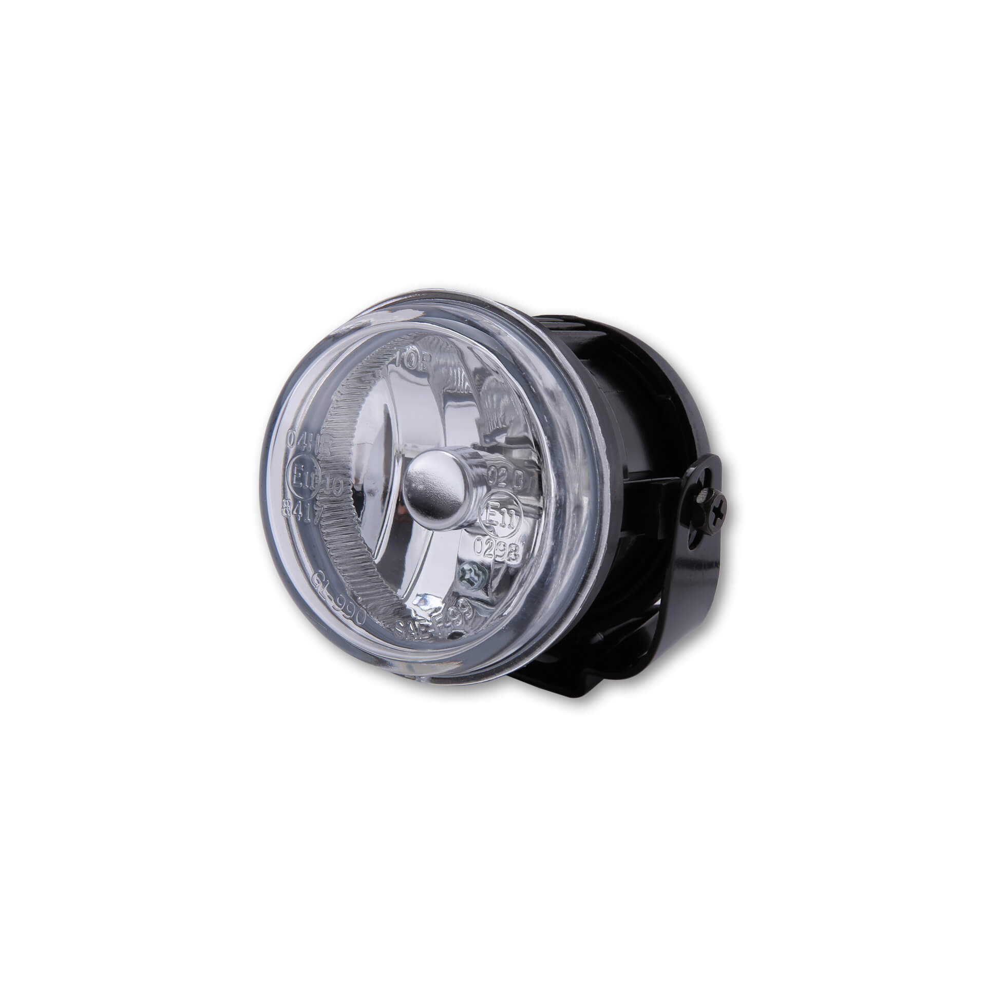 SHIN YO Fog light, round, black, black