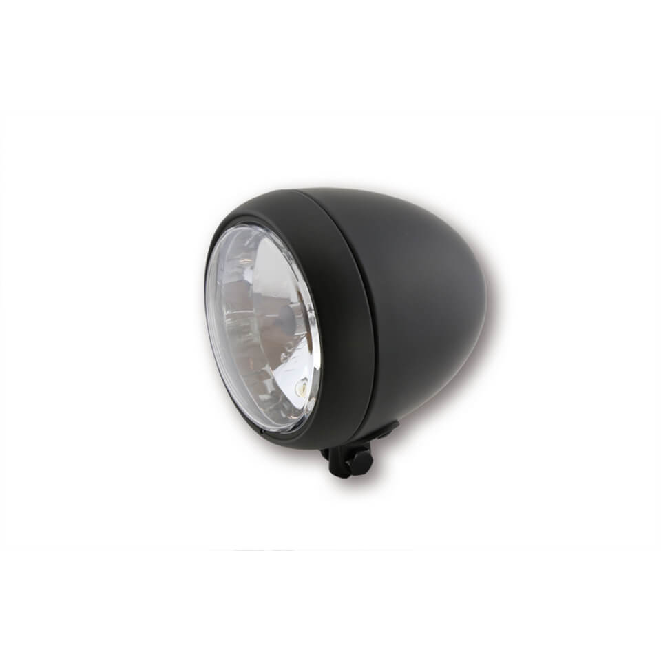 SHIN YO SHIN YO headlight with sidelight, black matt housing, black