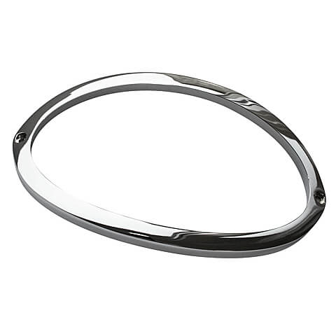 HIGHSIDER Replacement frame for headlights IOWA, silver, silver