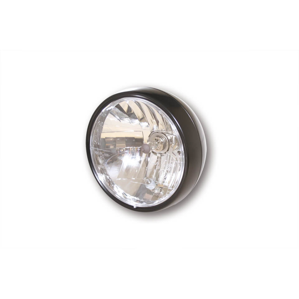 SHIN YO Headlight, finition en satin noir de 6 1/2 pouces