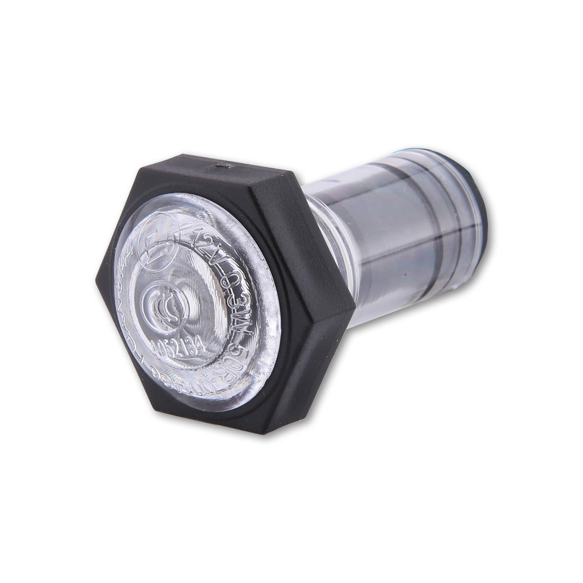 SHIN YO Universal LED parking light, lens diameter 23 mm, 12V, clear, clear