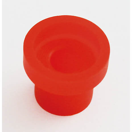 Image of Cappuccio di copertura in gomma, rosso, per interruttore lampeggiatore di avviso di pericolo, rosso
