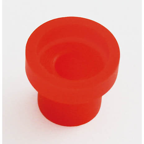 Rubber cover cap, red, for hazard warning flasher switch, red