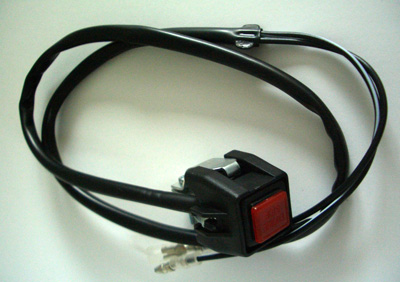 Square switch (type button) for Engine Stop, horn