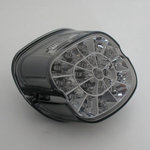 Shin YO LED taillight, vetro colorato e riflettore cromato, per molti modelli HD 1973-1998