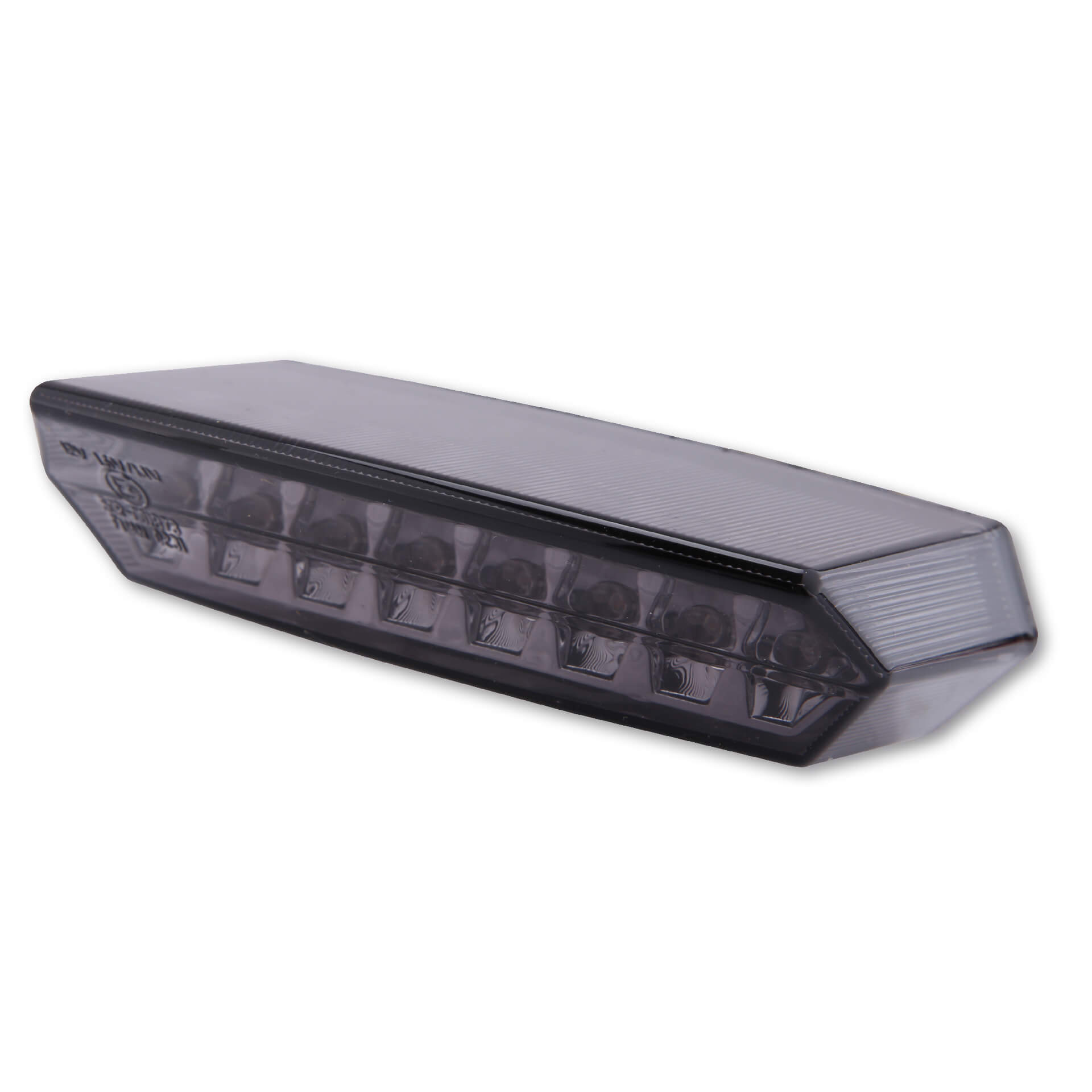 SHIN YO BOSTON LED tail light, black base plate, tinted glass, black