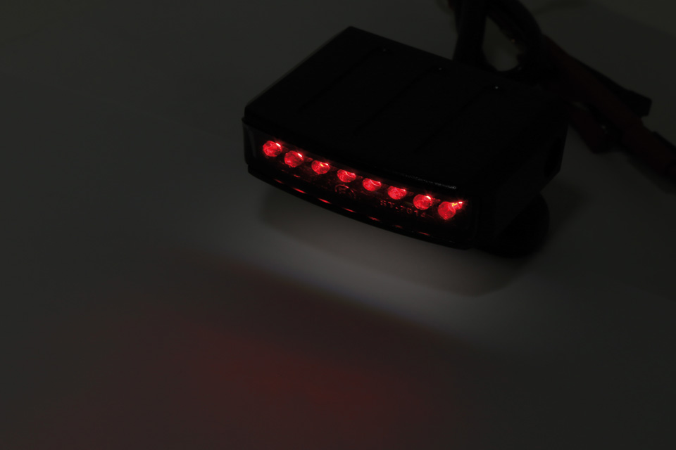 SHIN YO LED taillight MOVE type 1, black, black