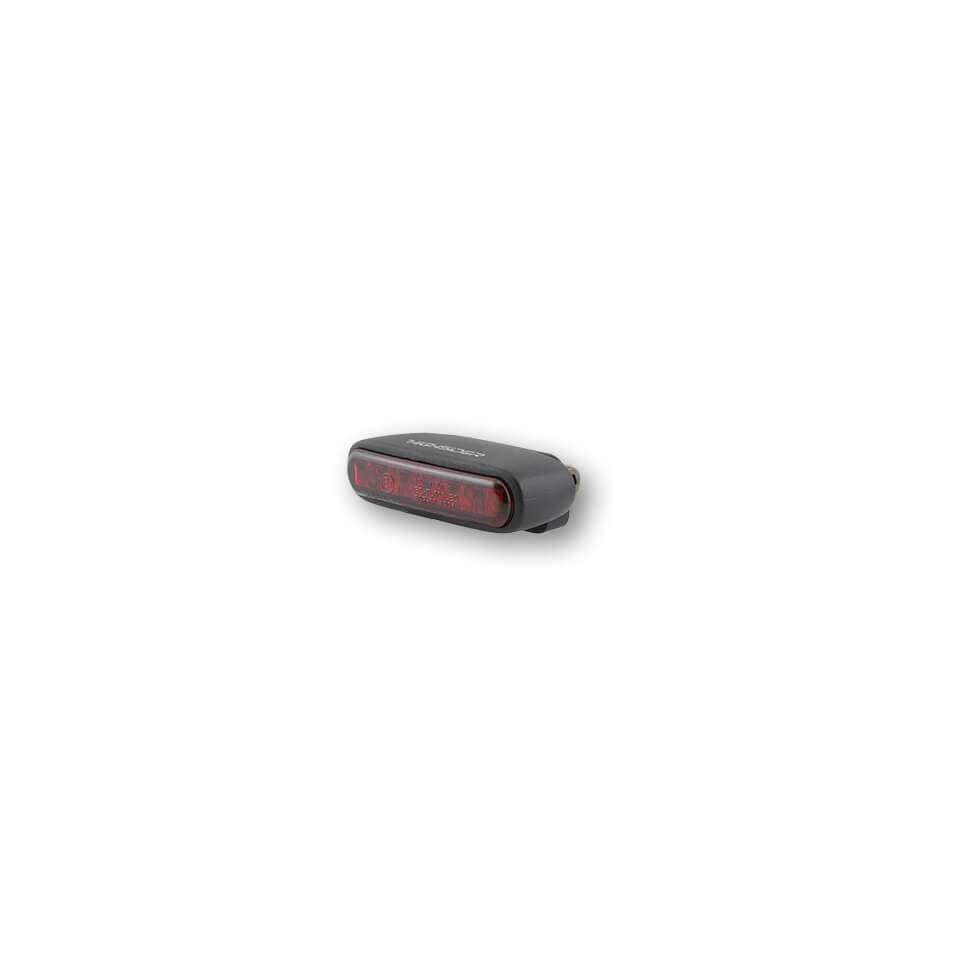 Highsider Unisex Black Led Taillight Organic, Red Glass,