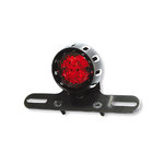 Luce posteriore a LED SHIN YO MILES, alloggiamento nero, vetro rosso