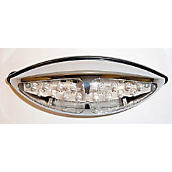 SHIN YO LED double taillight L.A., chrome-plated, silver, silver