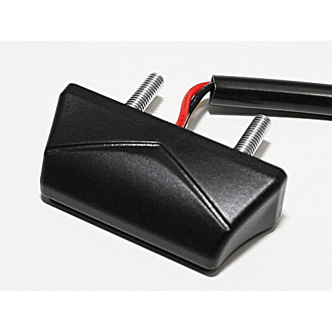 SHIN YO LED license plate light, black, black